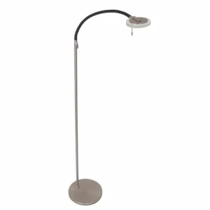 Luminaires Steinhauer Lampadaire Steinhauer Turound LED Acier brossé, 1 lumière* Lampes En Verre