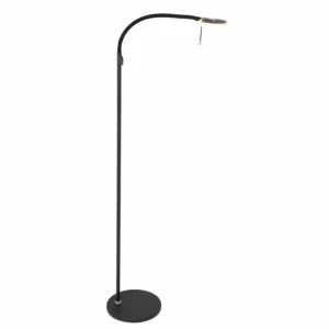 Luminaires Steinhauer Lampadaire Steinhauer Turound LED Noir, 1 lumière* Lampes En Verre