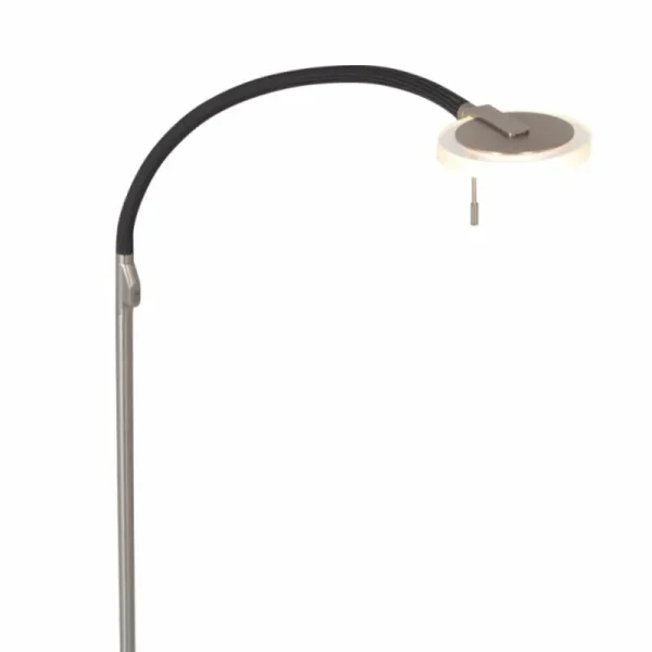 Luminaires Steinhauer Lampadaire Steinhauer Turound LED Acier brossé, 1 lumière* Lampes En Verre