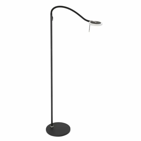 Luminaires Steinhauer Lampadaire Steinhauer Turound LED Noir, 1 lumière* Lampes En Verre