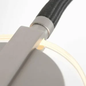 Luminaires Steinhauer Lampadaire Steinhauer Turound LED Acier brossé, 1 lumière* Lampes En Verre