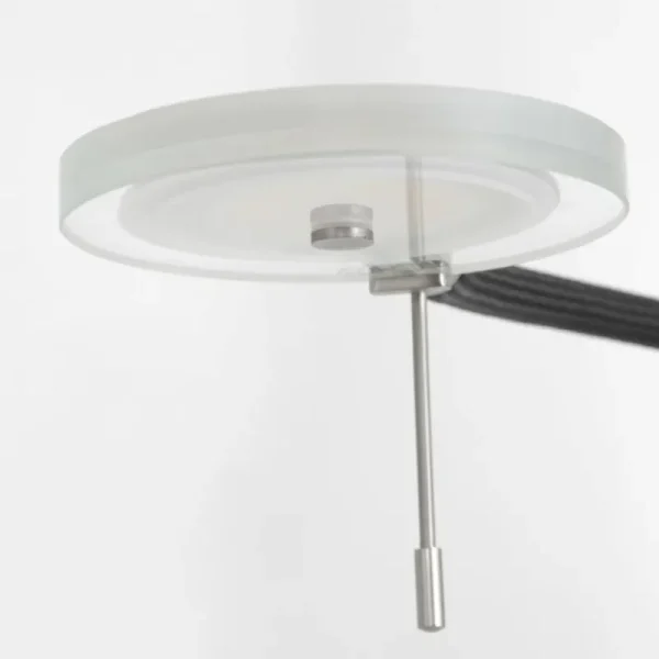 Luminaires Steinhauer Lampadaire Steinhauer Turound LED Acier brossé, 1 lumière* Lampes En Verre