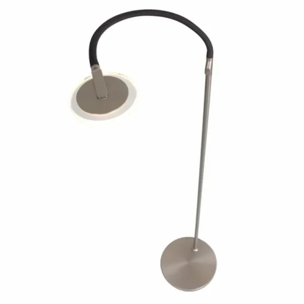 Luminaires Steinhauer Lampadaire Steinhauer Turound LED Acier brossé, 1 lumière* Lampes En Verre