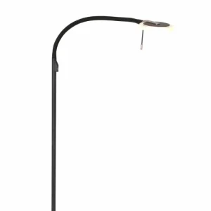 Luminaires Steinhauer Lampadaire Steinhauer Turound LED Noir, 1 lumière* Lampes En Verre