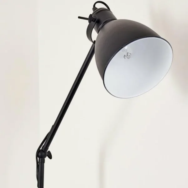 hofstein Lampadaire Timola Noir, 1 lumière* Lampes Modernes