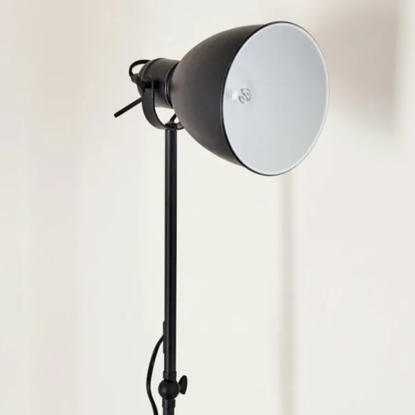 hofstein Lampadaire Timola Noir, 1 lumière* Lampes Modernes