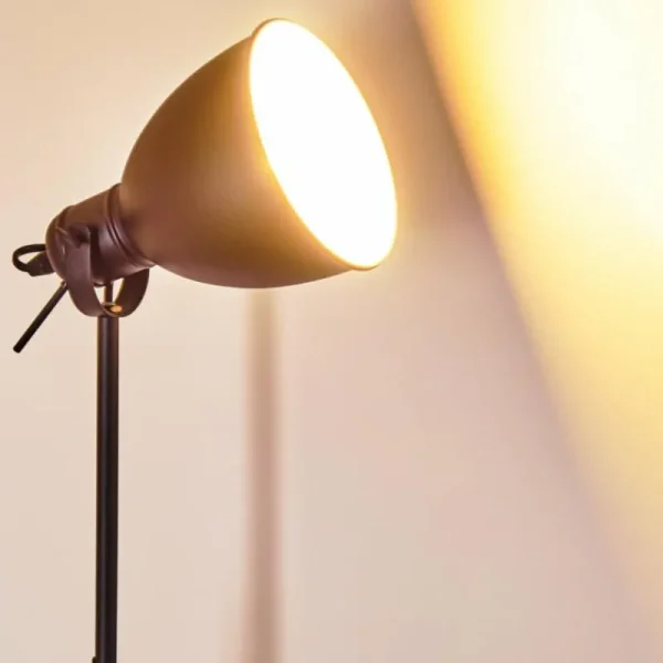 hofstein Lampadaire Timola Noir, 1 lumière* Lampes Modernes