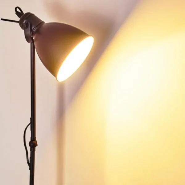 hofstein Lampadaire Timola Noir, 1 lumière* Lampes Modernes