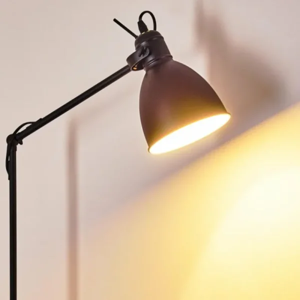 hofstein Lampadaire Timola Noir, 1 lumière* Lampes Modernes