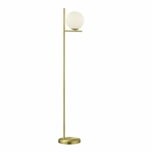 Luminaires Trio Lampadaire Trio PURE Laiton, 1 lumière* Lampes En Verre