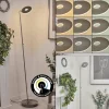 hofstein Lampadaire Umag LED Chrome, Nickel mat, 1 lumière* Lampes Modernes