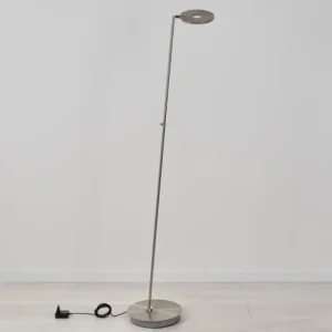 hofstein Lampadaire Umag LED Chrome, Nickel mat, 1 lumière* Lampes Modernes