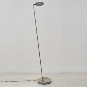 hofstein Lampadaire Umag LED Chrome, Nickel mat, 1 lumière* Lampes Modernes