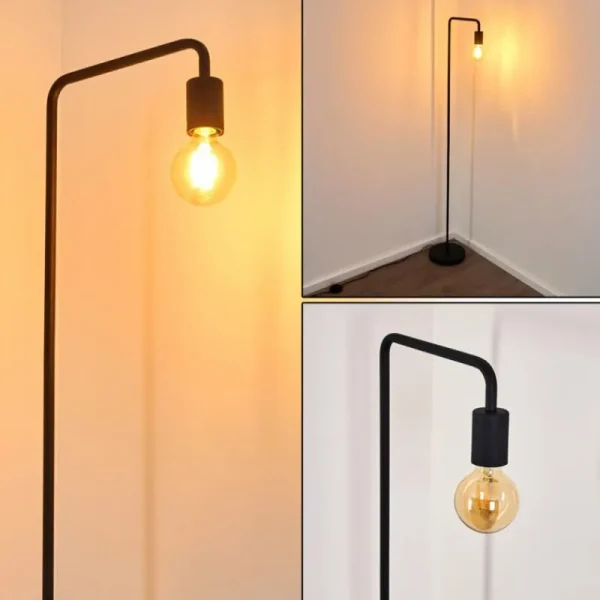 hofstein Lampadaire Valocolla Noir, 1 lumière* Lampes Modernes