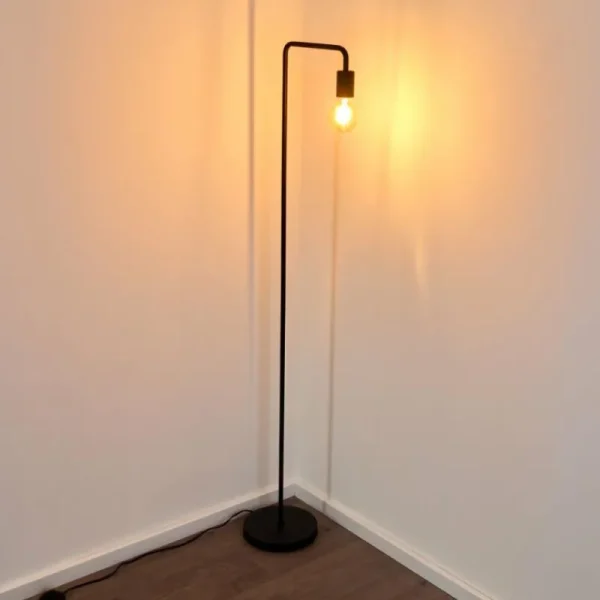 hofstein Lampadaire Valocolla Noir, 1 lumière* Lampes Modernes