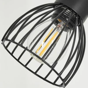 hofstein Lampadaire Verbania Noir, 3 lumières* Lampes Modernes