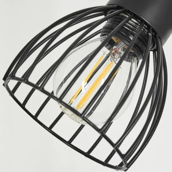 hofstein Lampadaire Verbania Noir, 3 lumières* Lampes Modernes