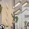 hofstein Lampadaire Wellington LED Acier inoxydable, 2 lumières* Lampes Modernes