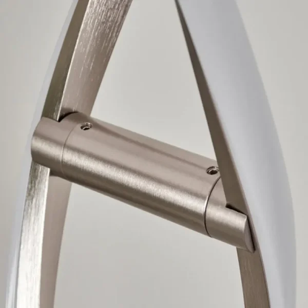 hofstein Lampadaire Wellington LED Acier inoxydable, 2 lumières* Lampes Modernes