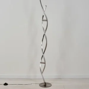 hofstein Lampadaire Wellington LED Acier inoxydable, 2 lumières* Lampes Modernes