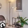 hofstein Lampadaire Wonsbek LED Nickel mat, 2 lumières* Lampes Modernes
