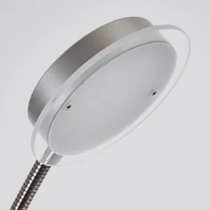 hofstein Lampadaire Wonsbek LED Nickel mat, 2 lumières* Lampes Modernes