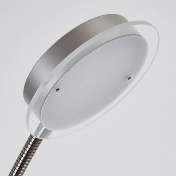 hofstein Lampadaire Wonsbek LED Nickel mat, 2 lumières* Lampes Modernes