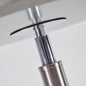 hofstein Lampadaire Wonsbek LED Nickel mat, 2 lumières* Lampes Modernes