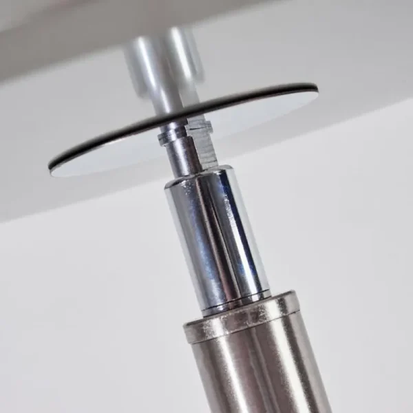 hofstein Lampadaire Wonsbek LED Nickel mat, 2 lumières* Lampes Modernes