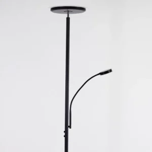 hofstein Lampadaire Wonsbek LED Noir, 2 lumières* Lampes Modernes