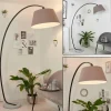 hofstein Lampe à arc Sagu Gris, Noir, 1 lumière* Lampes Modernes