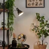 hofstein lampe â clipper Brienz Chrome, Noir, 1 lumière* Lampes Modernes