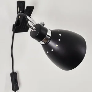 hofstein Lampe à pince Stranderott Chrome, Noir, 1 lumière* Lampes Modernes