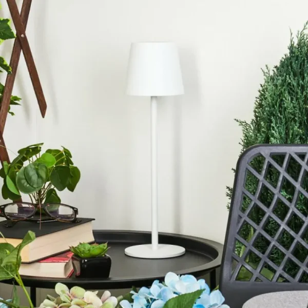 hofstein Lampe à poser Allen LED Blanc, 1 lumière* Lampes Modernes