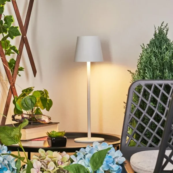 hofstein Lampe à poser Allen LED Blanc, 1 lumière* Lampes Modernes