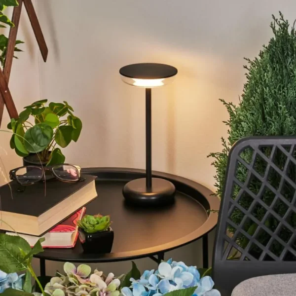 hofstein Lampe à poser Baigorrita LED Noir, 1 lumière* Lampes Modernes