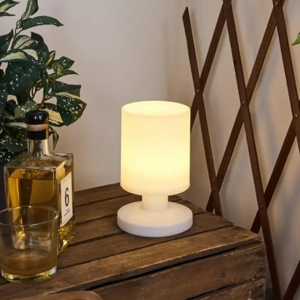 hofstein Lampe à poser Dulce LED Blanc, 1 lumière* Lampes Modernes