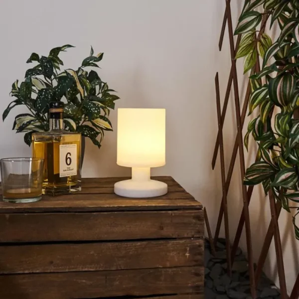 hofstein Lampe à poser Dulce LED Blanc, 1 lumière* Lampes Modernes