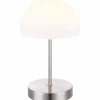 Luminaires Globo Lighting Lampe à poser Globo LED Nickel mat, 1 lumière* Lampes En Verre