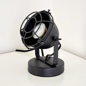 hofstein Lampe à poser Glostrup Noir, 1 lumière* Lampes Modernes