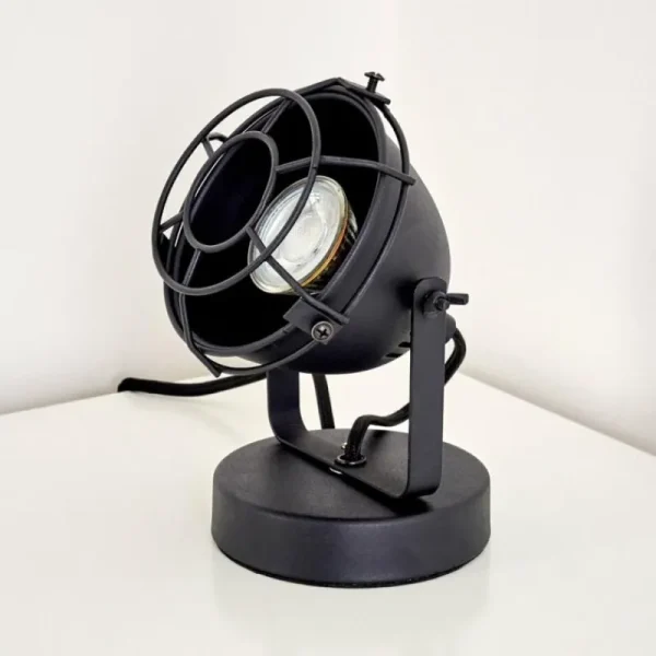 hofstein Lampe à poser Glostrup Noir, 1 lumière* Lampes Modernes