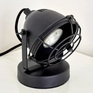 hofstein Lampe à poser Glostrup Noir, 1 lumière* Lampes Modernes