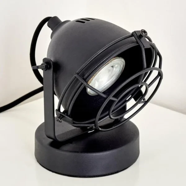 hofstein Lampe à poser Glostrup Noir, 1 lumière* Lampes Modernes