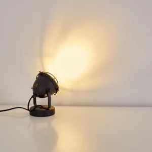 hofstein Lampe à poser Glostrup Noir, 1 lumière* Lampes Modernes