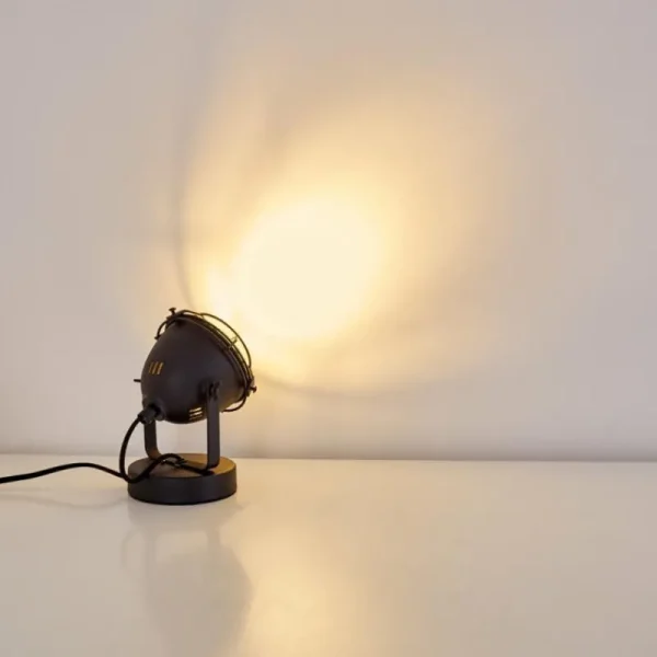 hofstein Lampe à poser Glostrup Noir, 1 lumière* Lampes Modernes