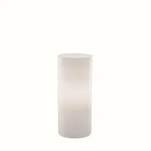 Luminaires Ideallux Lampe à poser Ideal Lux EDO Blanc, 1 lumière* Lampes En Verre