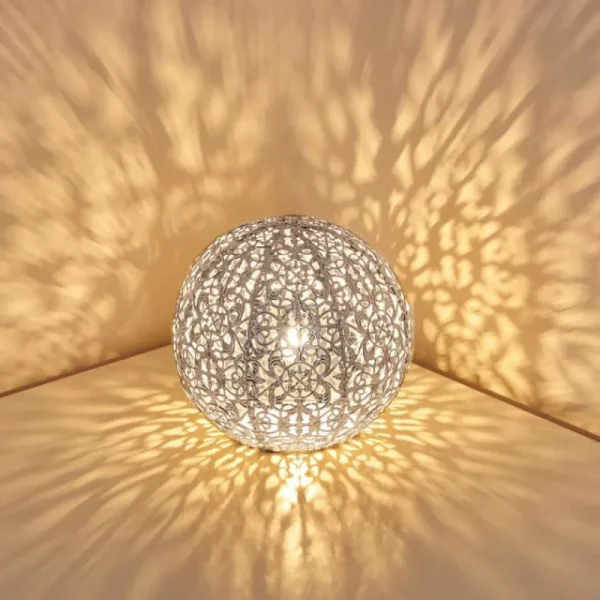 hofstein Lampe à poser Kobenhavn Argenté, 1 lumière* Lampes Modernes