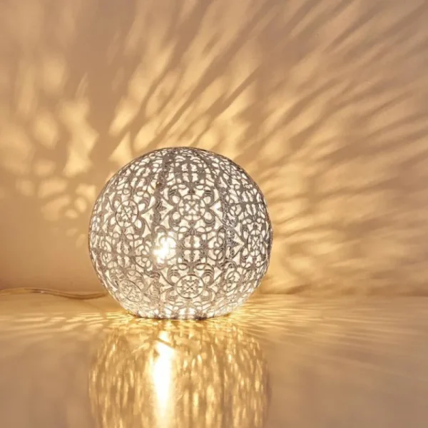 hofstein Lampe à poser Kobenhavn Argenté, 1 lumière* Lampes Modernes