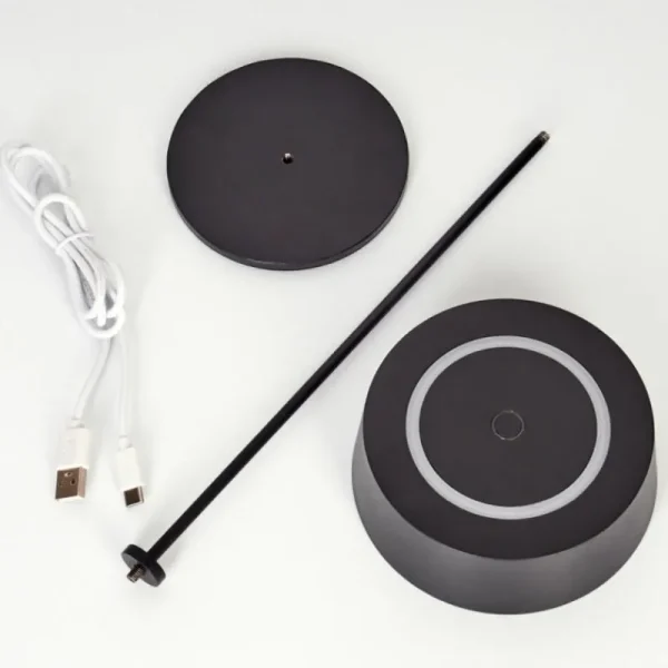 hofstein Lampe à poser Kouvi LED Noir, 1 lumière* Lampes Modernes