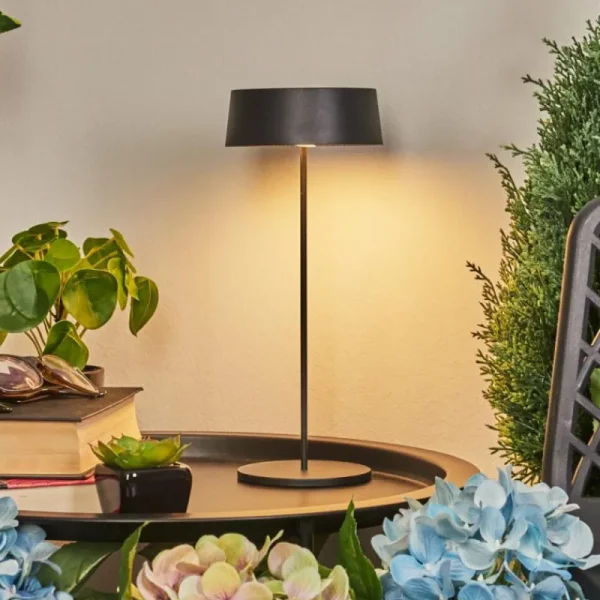 hofstein Lampe à poser Kouvi LED Noir, 1 lumière* Lampes Modernes